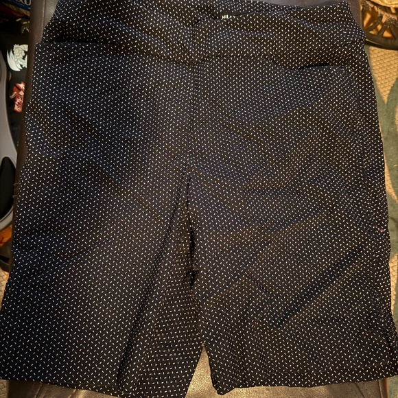 Hilary Radley Pants - Hilary Radley Ladies Stretch Pull On Bermuda Short Medium Rise Comfort Waistband